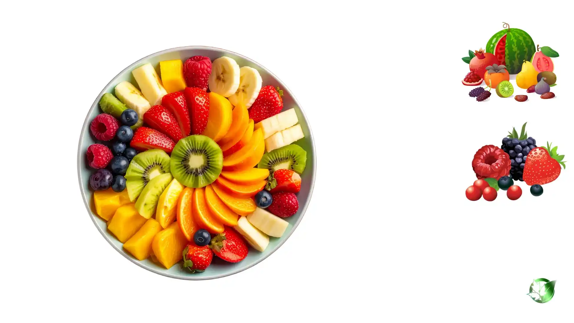 Commercial presentation of Fresh Fruits for wholesale product evaluation and buyer review.